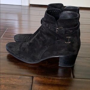 Saint Laurent Suede Jodhpur Booties